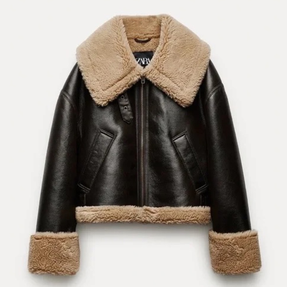 Zara Collection Double-Faced Biker Jacket